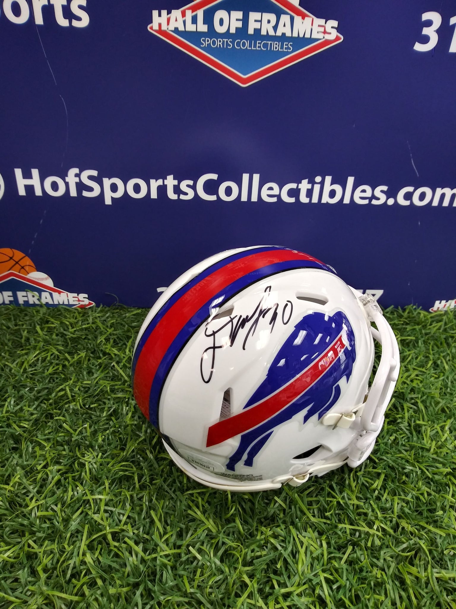 DANE JACKSON SIGNED BUFFALO BILLS SPEED MINI HELMET JSA