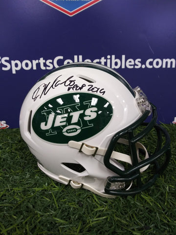 KEVIN MAWAE SIGNED JETS THROWBACK MINI HELMET - TRISTAR COA