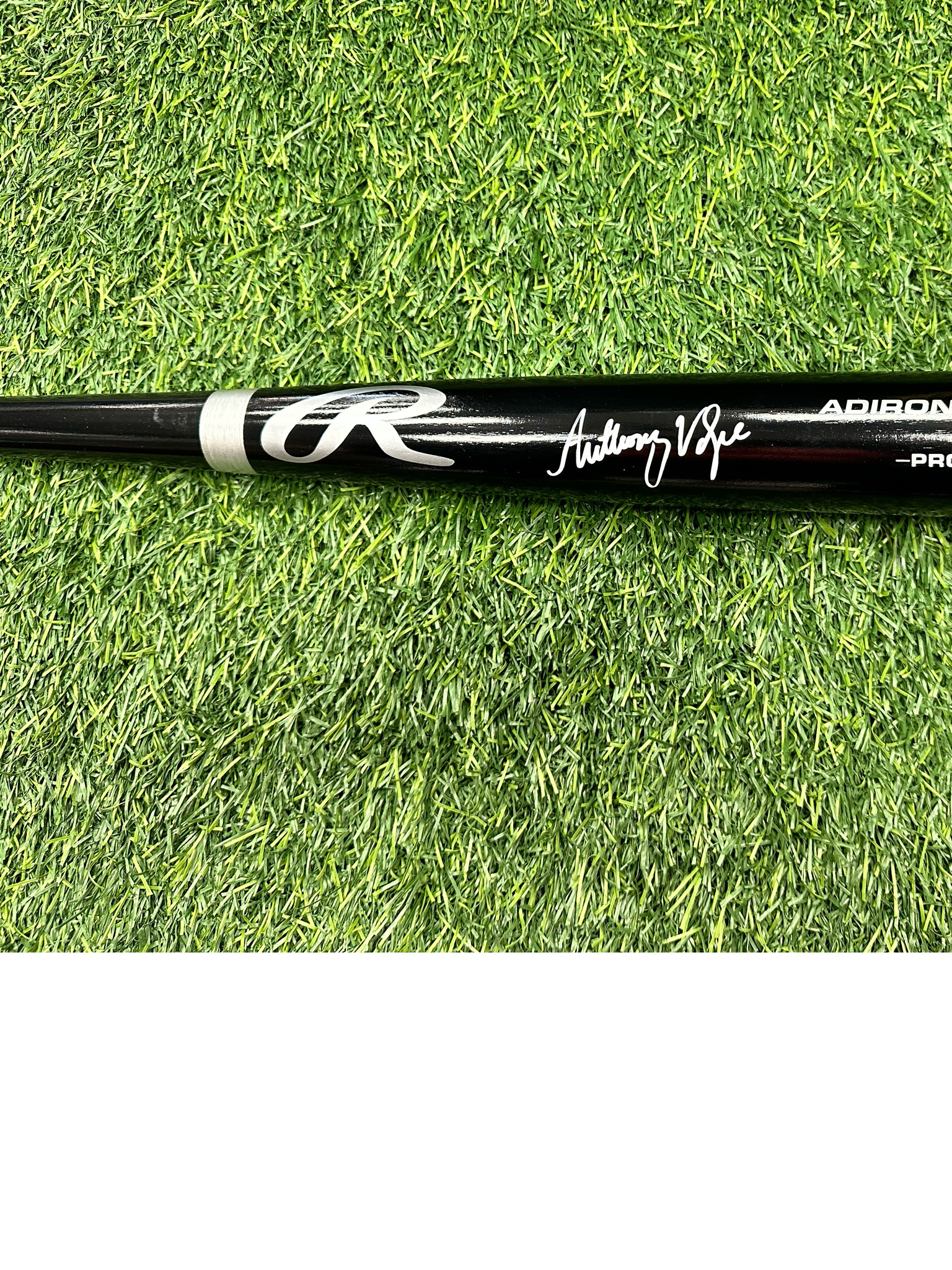 ANTHONY VOLPE SIGNED RAWLINGS BLACK BAT FANATICS COA